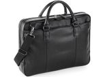 Quadra QD892 | Borsa Per Laptop Nuhide Slimline, 41 X 30 X 7 Cm - Colore: Nero - Dimensioni: 41 X 30 X 7 Cm