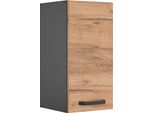 Vicco Pensile Da Cucina R-Line, 30 Cm, Quercia Dorata/Antracite