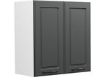 Vicco Pensile Da Cucina R-Line, 60 Cm, Antracite Casa Di Campagna/Bianco