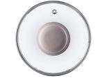 Coperchio In Vetro Kadax Con Manico In Silicone "Tolfa"", Coperchio Per Pentola Resistente Al Calore, 20 Cm"
