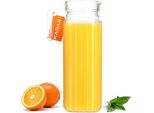 Caraffa Kadax, Caraffa In Vetro, Caraffa Per Acqua Con Beccuccio E Manico Pratico, Trasparente, 1,1 Litri, 1 Pezzo