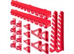 Ganci Da Parete Per Utensili Kadax, Ganci Da Parete Forati In Plastica Pp, Set Di Ganci Per Utensili