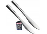 Coltello Da Cucina In Acciaio Inox Kadax, Set Di 2, Coltello Da Tavola, Coltello Da Cucina Con Effetto Lucido