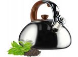 Bollitore A Fischietto Kadax, Bollitore A Flauto In Acciaio Inox, Bollitore Da 2,5 Litri, Bollitore Per L'acqua Con Rivestimento Antiscivolo