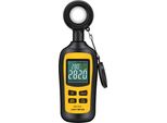 Misuratore Di Luce, Misuratore Digitale Di Illuminamento, Misuratore Portatile Di Temperatura Ambiente, Portata Fino A 200.000 Lux, Luxmetro Con Schermo Lcd A Colori A 4 Cifre