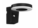 Led Zonal 1,3W 3000K 250Lm IP44 Lampada Da Parete Rotonda Nera Per Facciate Philips