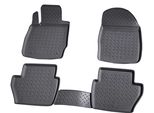 Tappetini In Gomma 3D Per Ford Fiesta Vi | 2008-2017 | Tipo JA8 | Personalizzati Con Bordo