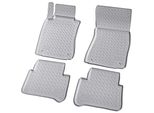 Gomma Tappetini Per Mercedes Classe E W211 S211 2002-2009 Grigio + Bordo