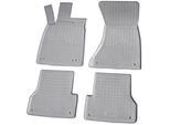 Tappetini In Gomma Per Audi A6 C7 4G Allroad Avant Limo 2011-2018 | Grigio Con Bordo