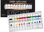 Loveart Colori Acrilici 12X12Ml Set Di Colori Acrilici Set Di Colori Per Artisti Colori Per Artisti