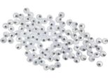 Occhi Ciglia Di Plastica Googly Eyes Craft Dolls 4Mm/100 Pz.
