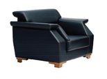 Divano 1 Posto Lounge Chaise Sofa Pelle Design Tessile Sedia Di Lusso Poltrona