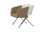 Poltrona Tappezzeria Beige 1 Posto Seduta Tessile Design Poltrona Divano Moderno Divani