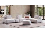 Divano Angolare In Tessuto Divano A L Design Tappezzeria Tessile Angolo Zona Giorno Funzione Letto