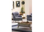 Poltrona Di Design Grigia Da Salotto Imbottitura Del Sedile Salotto Monoposto Mobili Club