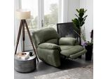 Poltrona Design Divano Divano Relax Pelle Lounge Club Tappezzeria Sedile Lusso Pelle
