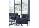 Poltrona Design Grigio Imbottita Mobili Soggiorno Poltrona Imbottita Seduta Moderna