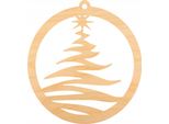 Guaina In Legno 6 Cm - Albero Di Natale