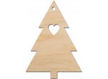 Ciondolo In Legno Per Albero Di Natale 2 Decorazioni