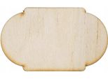 Decorazione In Legno Targa N. 1 Decor