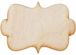 Decorazione In Legno Targa N. 5 Decor