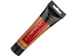 Loveart 100ML Pittura Acrilica Per Artisti, Terra Di Siena Grezza 601 - Marrone Chiaro