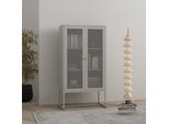 Armadio Da Ufficio 'Sund' A 2 Ante In Metallo 150 X 80 X 40 Cm Grigio