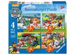 Ravensburger - Pattuglie Di Zampe -Puzzle 4In1