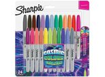 Sharpie 2033672 Marcatore Permanente Sharpie Fine, Blister Da 24 Pezzi
