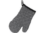 Kela Guanti Gianna 100% Cotone Fantasia Bianco-Nero KL-12778