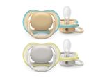 Philips Avent Soother Ultra Air Animals Bambina 0-6M, , Bianco/Ecrù