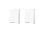 Interruttore A Parete Intelligente, Controllo Zigbee Wireless, Non è Necessario Il Conduttore Neutro, 2Xwireless A 2 Pulsanti