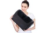 Cuscino Per Massaggi, Riscaldamento A Infrarossi, Dispositivo Shiatsu, Spina Ue, Sei Pulsanti Nero
