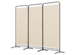Angel Living 3 Pezzi Schermo Pieghevole 243 X 180 Cm Tessuto Parete Divisoria Camera Balcone Privacy Schermo Pieghevole Beige