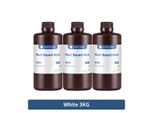 Resina Per Stampanti 3D, Compatibilità 405Nm, Resina Eco Solubile In Acqua, Eco White 3 Kg