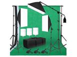 Set Di Illuminazione Per Studio Fotografico, 4 Lampade Led, Supporto Per Sfondo Regolabile 2,6X3 M, Kit 35 Per Kr