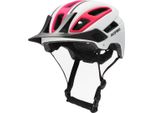 Casco Mtb Acerbis Doublep Colore: Bianco/Rosa, Taglia: L/Xl (58-62)