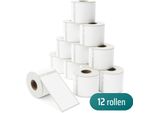 Etichette Compatibili Dymo - 54 X 101 Mm - 99014 / S0722430 - Adatte Per La Serie Dymo® Labelwritertm 450 - 220 Etichette Di Mailing Per Rotolo - 12 Rotoli