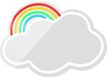 Forever Light Luce Decorativa Al Neon Led Con Specchio Wall Art Decorazione Murale Cloud