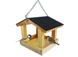 Mangiatoia Per Uccelli Da Appendere Per Piccoli Uccelli, Casetta Per Uccelli Per Balcone E Giardino, Mangiatoia Per Uccelli Fatta A Mano, Mangiatoia Per Uccelli In Legno Naturale, 20X25X20 Cm