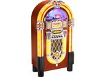 KARCHER Retro Radio JB 6604, bunt, B:57cm H:105cm T:30cm, Radios, CD-Player, Lichteffekte, Lautsprecher, SD-Kartenleser, Partyanlage
