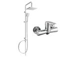 Mexen Tord Set Doccia Esterno Con Soffione E Miscelatore Doccia Kama, Cromo - 72540200-00