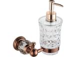 Mexen Estela Dispenser Per Sapone, Oro Rosa - 7011540-60