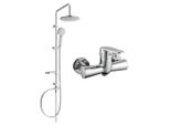 Mexen Carl Set Doccia Esterno Con Soffione E Rubinetto Doccia Kama, Cromato - 72540240-00