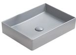Mexen Goya Lavabo Da Appoggio 51 X 37 Cm, Grigio Chiaro Opaco - 22185061