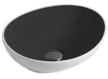 Lavabo Mexen Elza Bianco/Nero 40 Cm