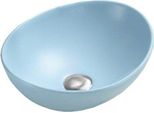 Mexen Elza Lavabo Da Appoggio 40 X 33 Cm, Blu Opaco - 21014049