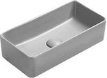 Mexen Nadia Lavabo Da Appoggio 46 X 23 Cm, Grigio Chiaro Opaco - 21614661