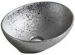 Lavabo Mexen Elza Struttura Argento 40 Cm