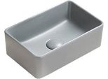 Mexen Nadia Lavabo Da Appoggio 36 X 23 Cm, Grigio Chiaro Opaco - 21613661